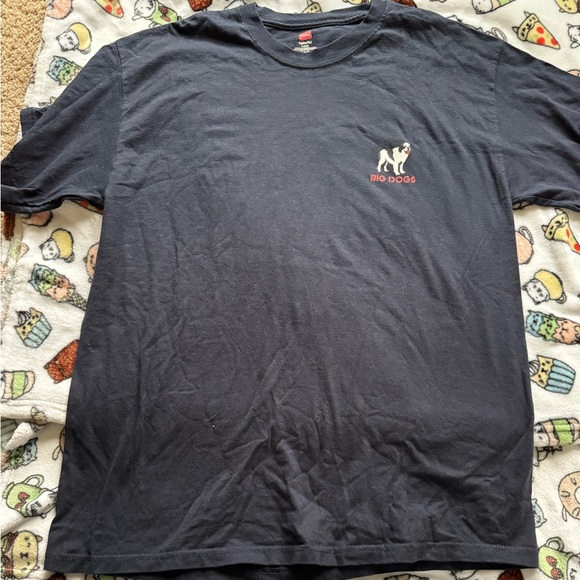 Men’s Big Dogs Navy Shirt - Picture 1 of 3